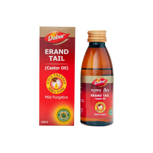 Dabur Erand Oil – Natural Castor Oil for Constipation Relief, Hair & Skin Care