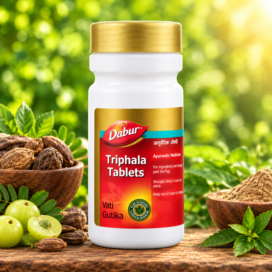 Dabur Triphala Tablets – Supports Healthy Digestion & Detox