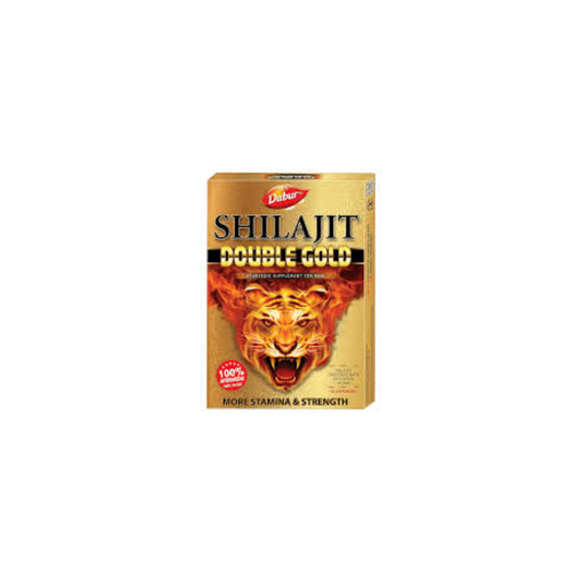 Dabur Shilajit Double Gold Capsules (20+10 Free) – Premium Ayurvedic Health Supplement