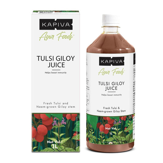 Kapiva Tulsi Giloy Juice | Ayurvedic Herbal Juice for Immunity