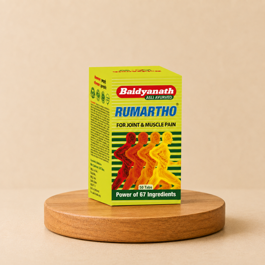 Baidyanath Rumartho Tablets – Natural Ayurvedic Support for Rheumatic & Arthritic Conditions (50 Tablets)