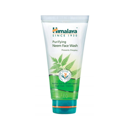 Himalaya Purifying Neem Face Wash – Natural Cleanser with Neem & Turmeric for Acne-Free Skin
