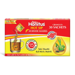 Dabur Honitus Hot Sip – Warm Ayurvedic Comfort for Cold & Cough