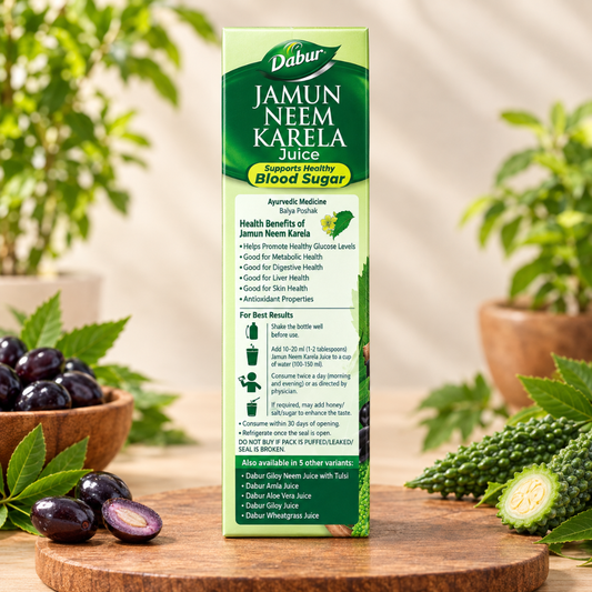 Dabur Jamun Neem Karela Juice - Natural Blood Sugar Care