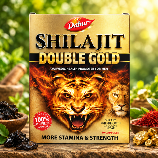 Dabur Shilajit Double Gold Capsule – For Stamina & Energy