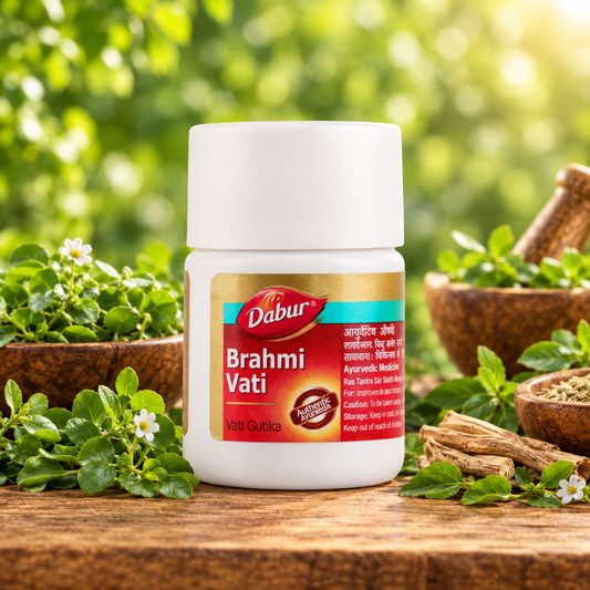 Dabur Brahmi Vati Tablet – Relieve Stress & Mental Fatigue