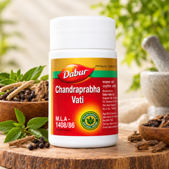 Dabur Chandraprabha Vati 80 Tablets | Herbal Support for Overall Vitality