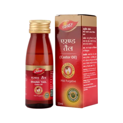 Dabur Erand Oil – Natural Castor Oil for Constipation Relief, Hair & Skin Care