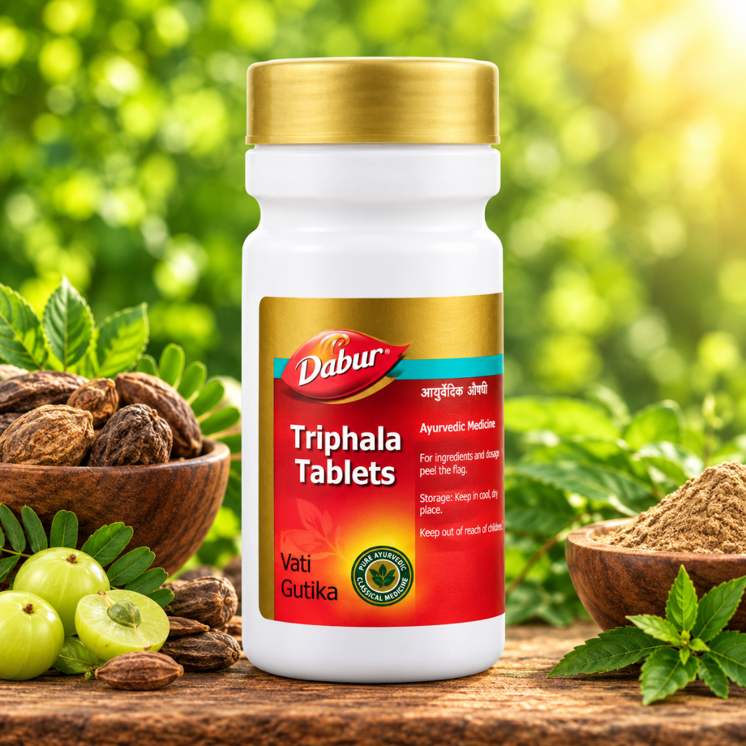 Dabur Triphala Tablets –  Supports Healthy Digestion & Detox