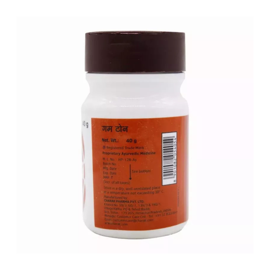 Charak Gum Tone 40 g – Natural Tooth & Gum Powder for Strong, Healthy Gums