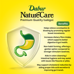 Dabur Nature Care Isabgol Powder  375gm– Natural Colon Cleanser & Gut Regulator