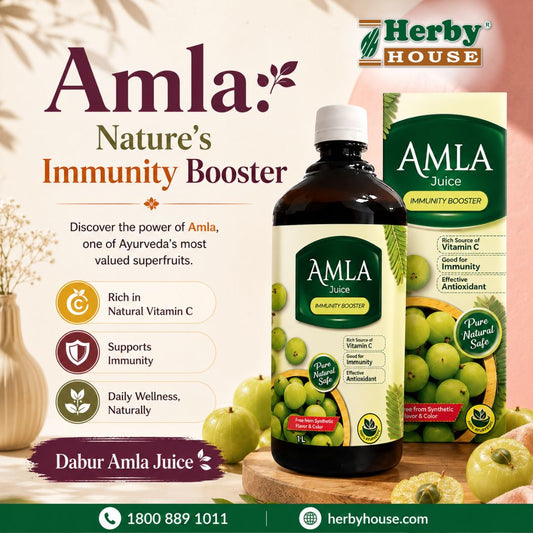 Dabur Amla Juice 1L – Ayurvedic Juice for Immunity, Hair & Skin Health