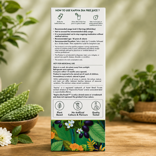 Kapiva Dia Free Juice - Helps Manage Sugar Levels