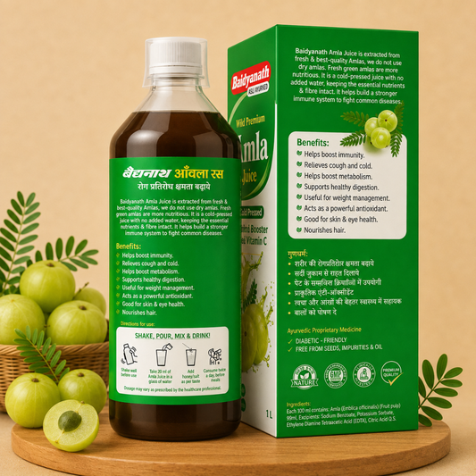 Baidyanath Amla Juice for Immunity, Digestion & Vitality