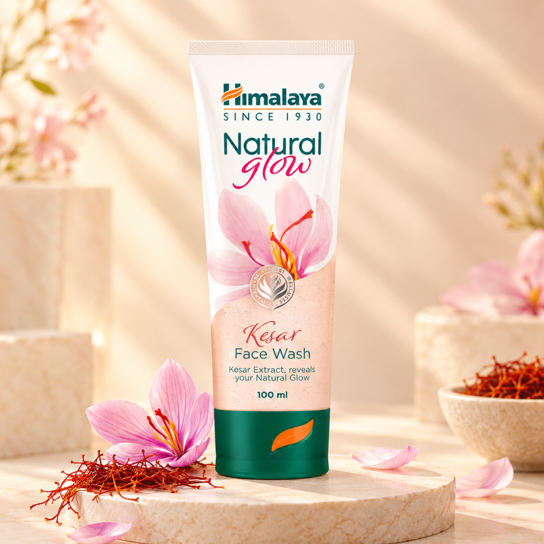 Himalaya Natural Glow Kesar Face Wash – With Saffron