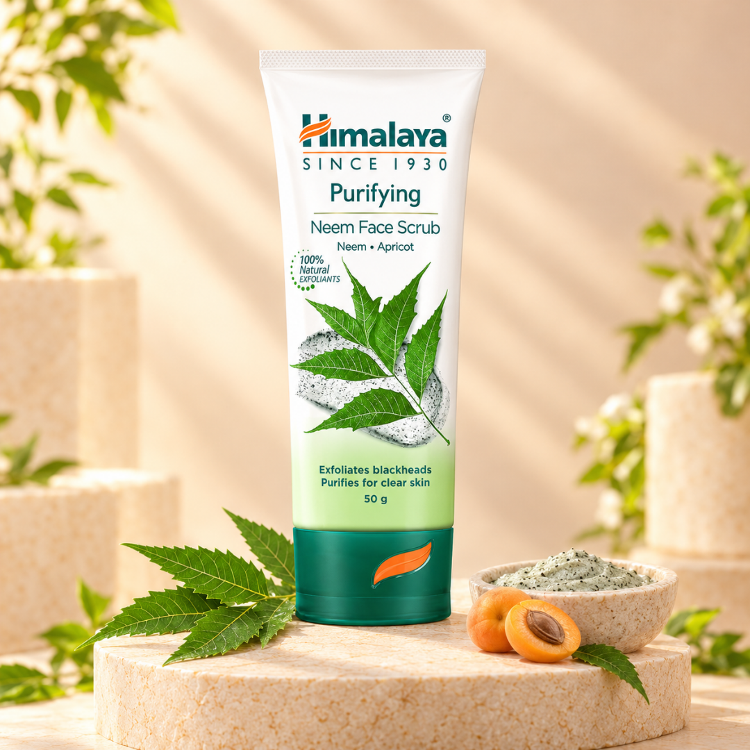Himalaya Purifying Neem Face Scrub – Exfoliates & Removes Impurities