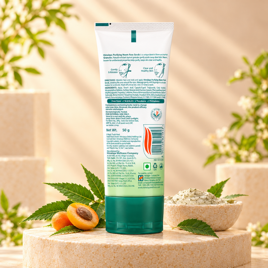 Himalaya Purifying Neem Face Scrub – Exfoliates & Removes Impurities