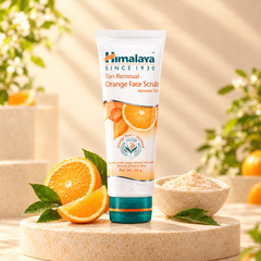 Himalaya Tan Removal Orange Face Scrub - Orange Peel & Oatmeal