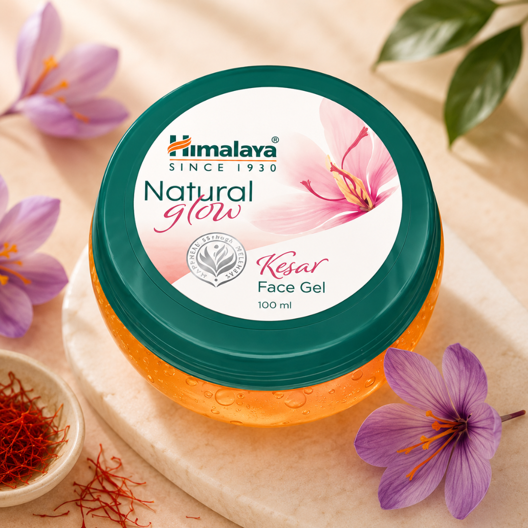 Himalaya Natural Glow Kesar Face Gel - Hydrate, Refresh & Glow