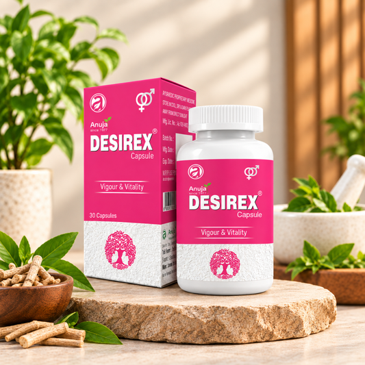 Anuja Desirex Capsule – Herbal Support for Men’s Energy & Stamina