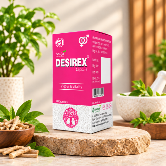 Anuja Desirex Capsule – Herbal Support for Men’s Energy & Stamina