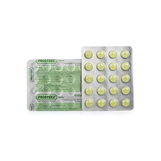 Charak Prosteez Tablets – Ayurvedic Support for Prostate Health & Urinary Wellness