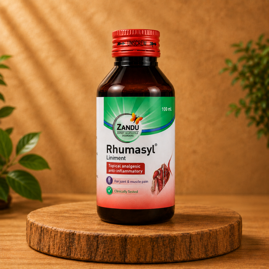 Zandu Rhumasyl Liniment - Topical Analgesic & Anti -Inflammatory for Joint & Muscle Pain