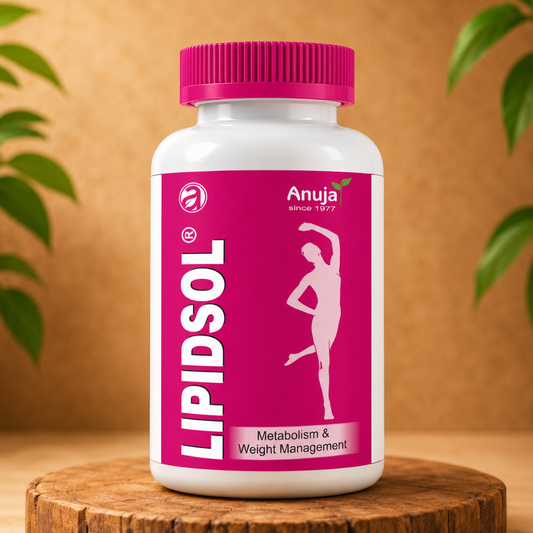 Anuja Lipidsol Capsule 60 Capsules | Ayurvedic Lipid & Heart Health Support Supplement