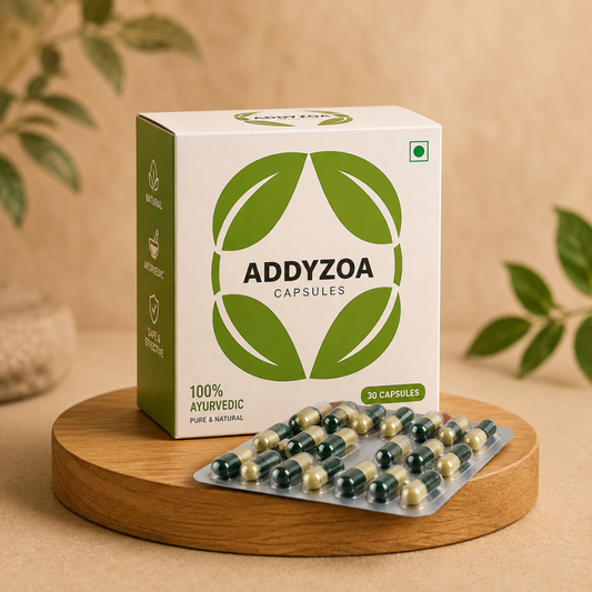 Charak Addyzoa Capsule – Antioxidant & Fertility Booster for Men