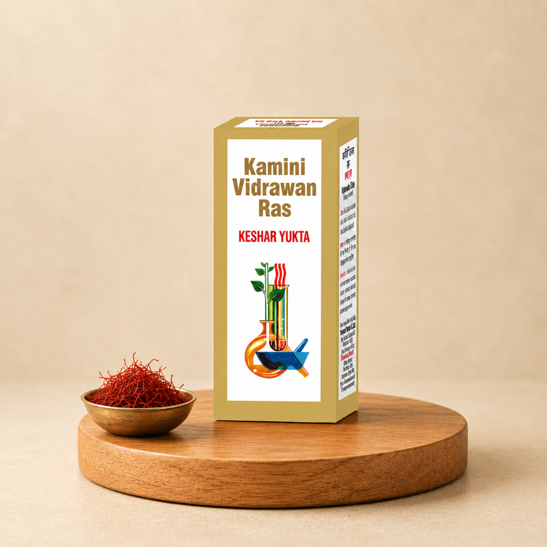 Baidyanath Kamini Vidrawan Ras Keshar Yukta Tablet | Supports Strength, Stamina & Vitality