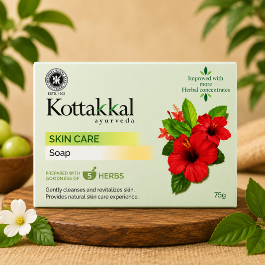 Kottakkal Skin Care Soap – Gentle Cleansing for Fresh, Healthy-Looking Skin