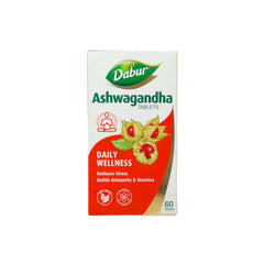 Dabur Ashwagandha Tablets (60) – Boost Energy, Reduce Fatigue & Stress