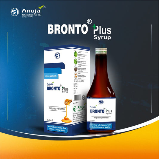 Anuja Bronto Plus Syrup - Respiratory Wellness