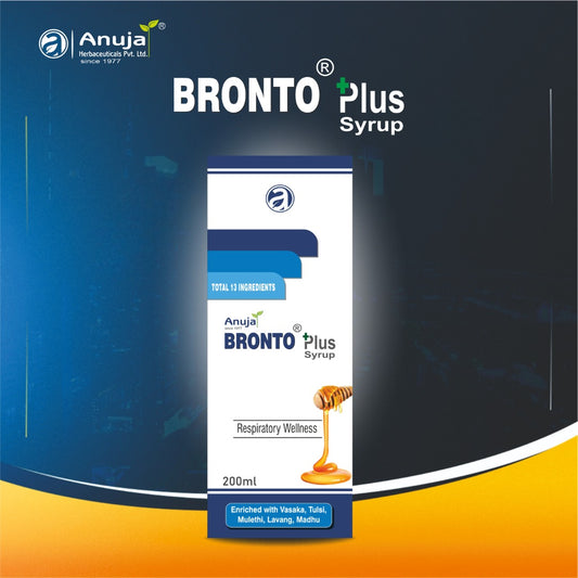 Anuja Bronto Plus Syrup - Respiratory Wellness
