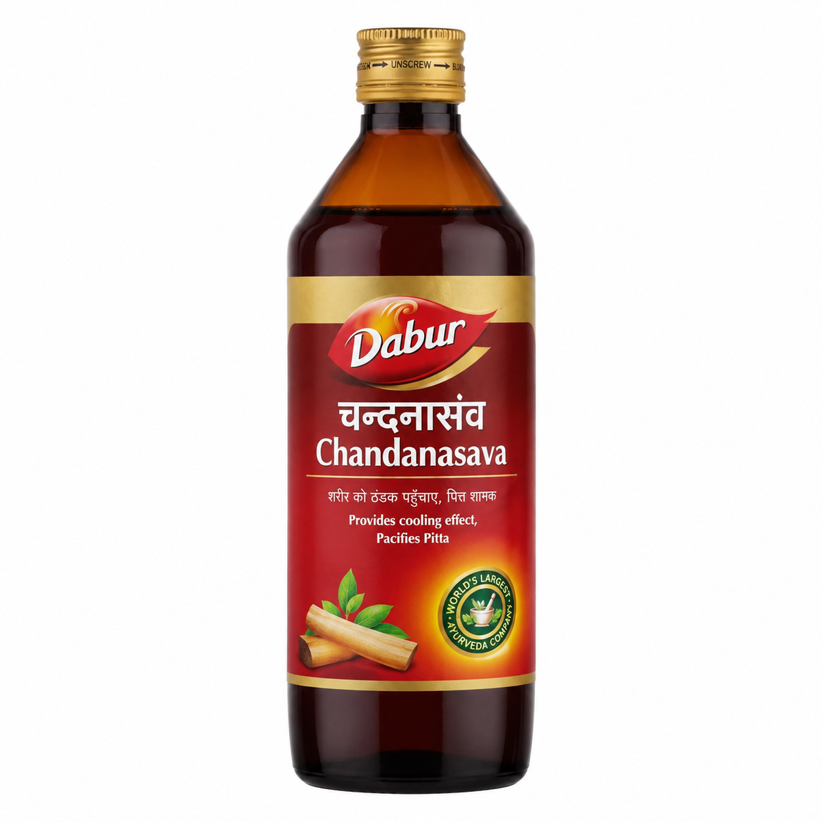 Dabur Chandanasava 450ml – Herbal Ayurvedic Syrup for Cooling & Digestion