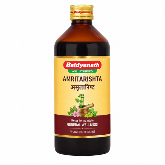 Baidyanath Amritarishta Syrup for Fever & Immunity Support