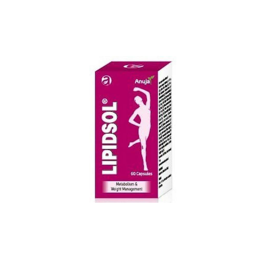 Anuja Lipidsol Capsule 60 Capsules | Ayurvedic Lipid & Heart Health Support Supplement