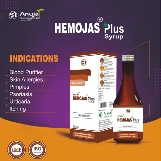 Anuja Hemojas Plus Syrup (200ml) - Respiratory Wellness