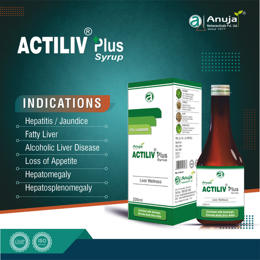 Anuja Actiliv Plus Syrup (200ml) - Digestive Wellness
