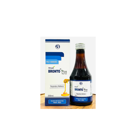 Anuja Bronto Plus Syrup (200ml) - Respiratory Wellness