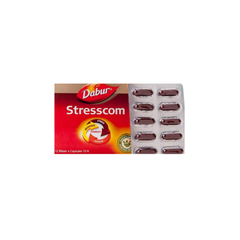 Dabur Stresscom 120 Caps – Herbal Support for Stress & Mental Wellness