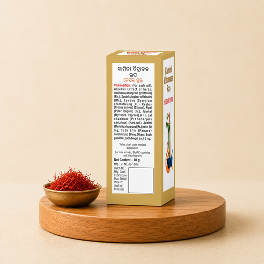 Baidyanath Kamini Vidrawan Ras Keshar Yukta Tablet | Supports Strength, Stamina & Vitality