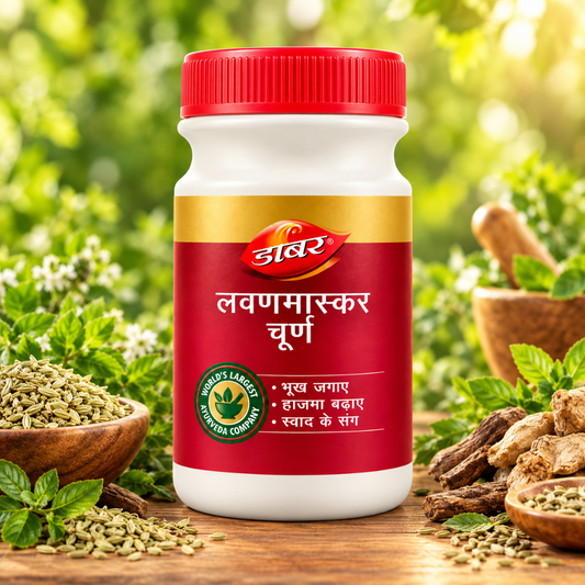 Dabur Lavan Bhaskar Churna  -  Ayurvedic Digestive Powder
