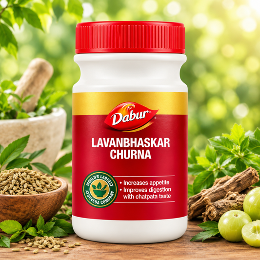 Dabur Lavan Bhaskar Churna  -  Ayurvedic Digestive Powder
