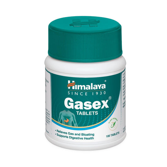 Himalaya Gasex Tablet 100 - Ayurvedic Digestive Support Tablets