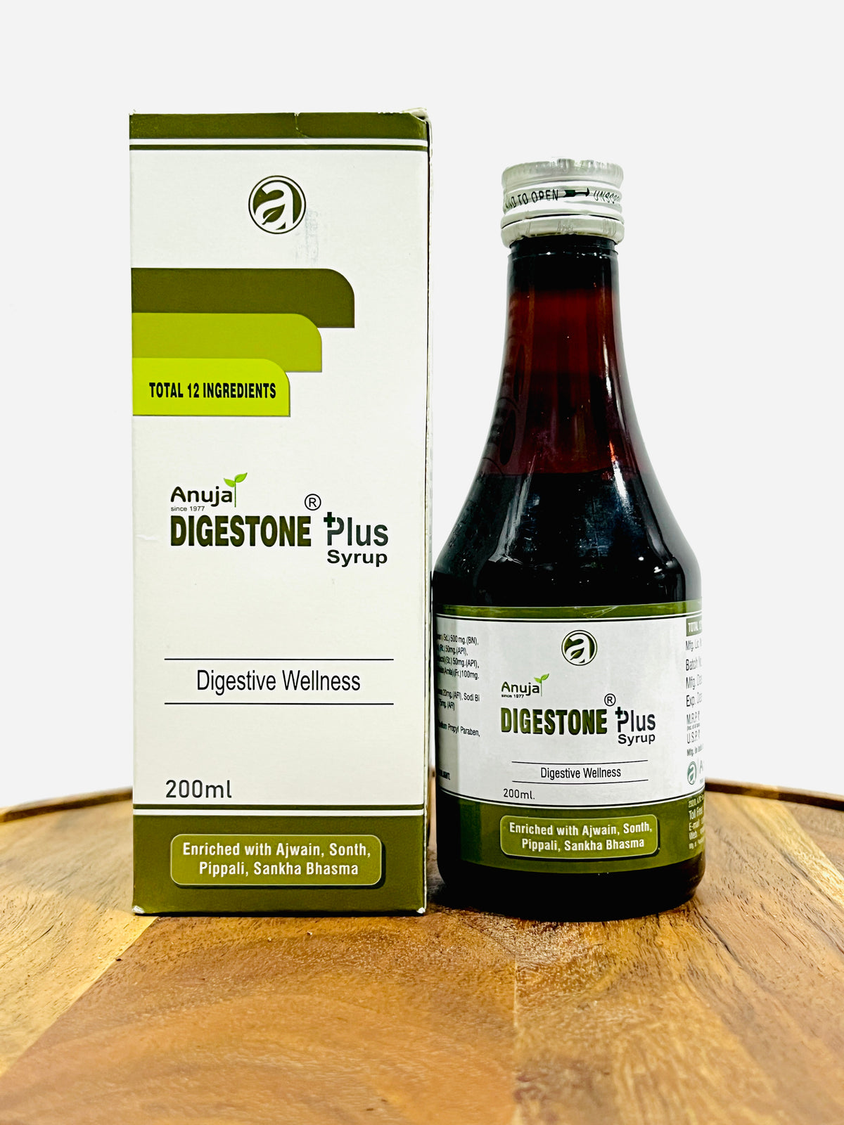 Anuja Digestone Plus Syrup (200ml)-  Digestive Wellness