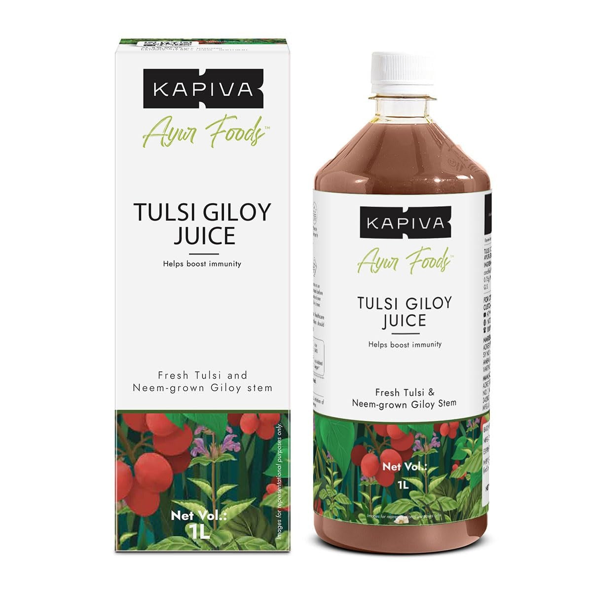 Kapiva Tulsi Giloy Juice | Ayurvedic Herbal Juice for Immunity