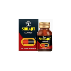 Dabur Shilajit Capsule | Herbal Energy & Men's Wellness Supplement