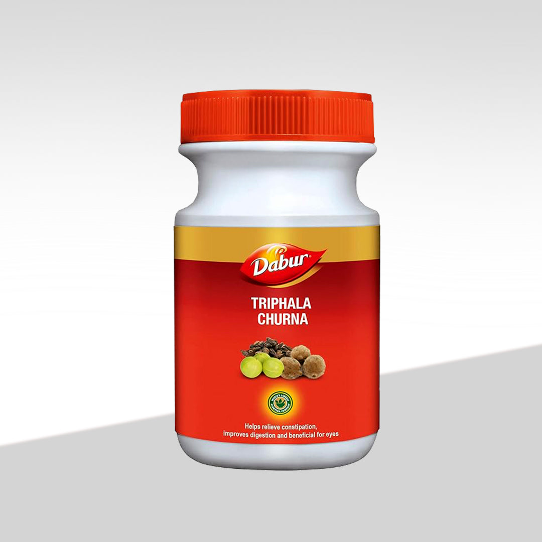 Dabur Triphala Churna – Natural Digestive Cleanser & Constipation Relief | Ayurvedic Herbal Powder