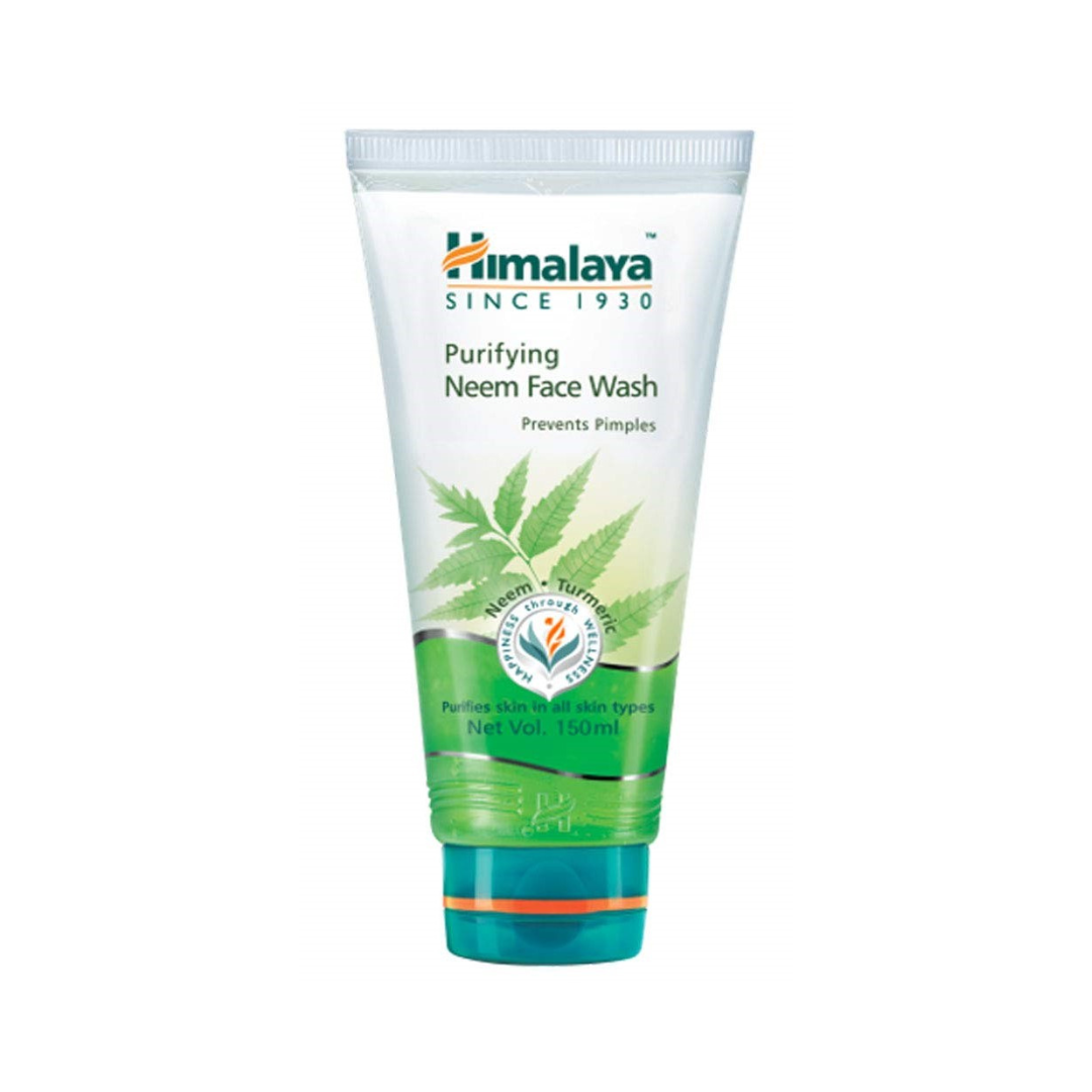 Himalaya Purifying Neem Face Wash – Natural Cleanser with Neem & Turmeric for Acne-Free Skin